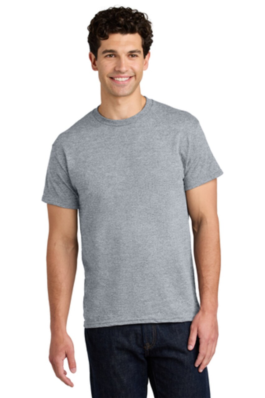 Gildan® Heavy Cotton Crewneck Short Sleeve T-Shirt 5.3 oz 100% Cotton Classic Fit Durable Everyday Blank Tee